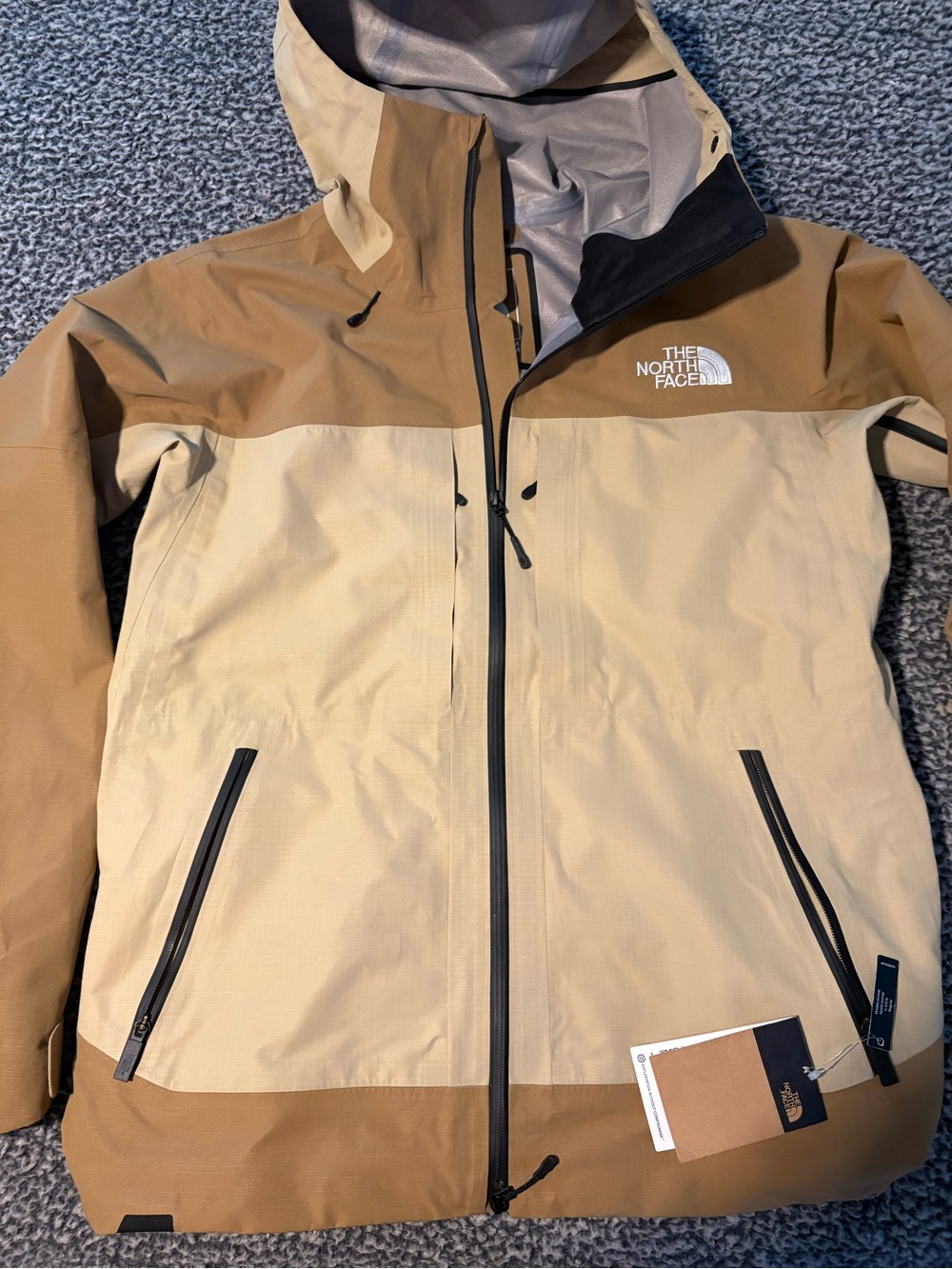 The North Face Men’s Size M Ceptor Jacket Tan/Brown NWT!